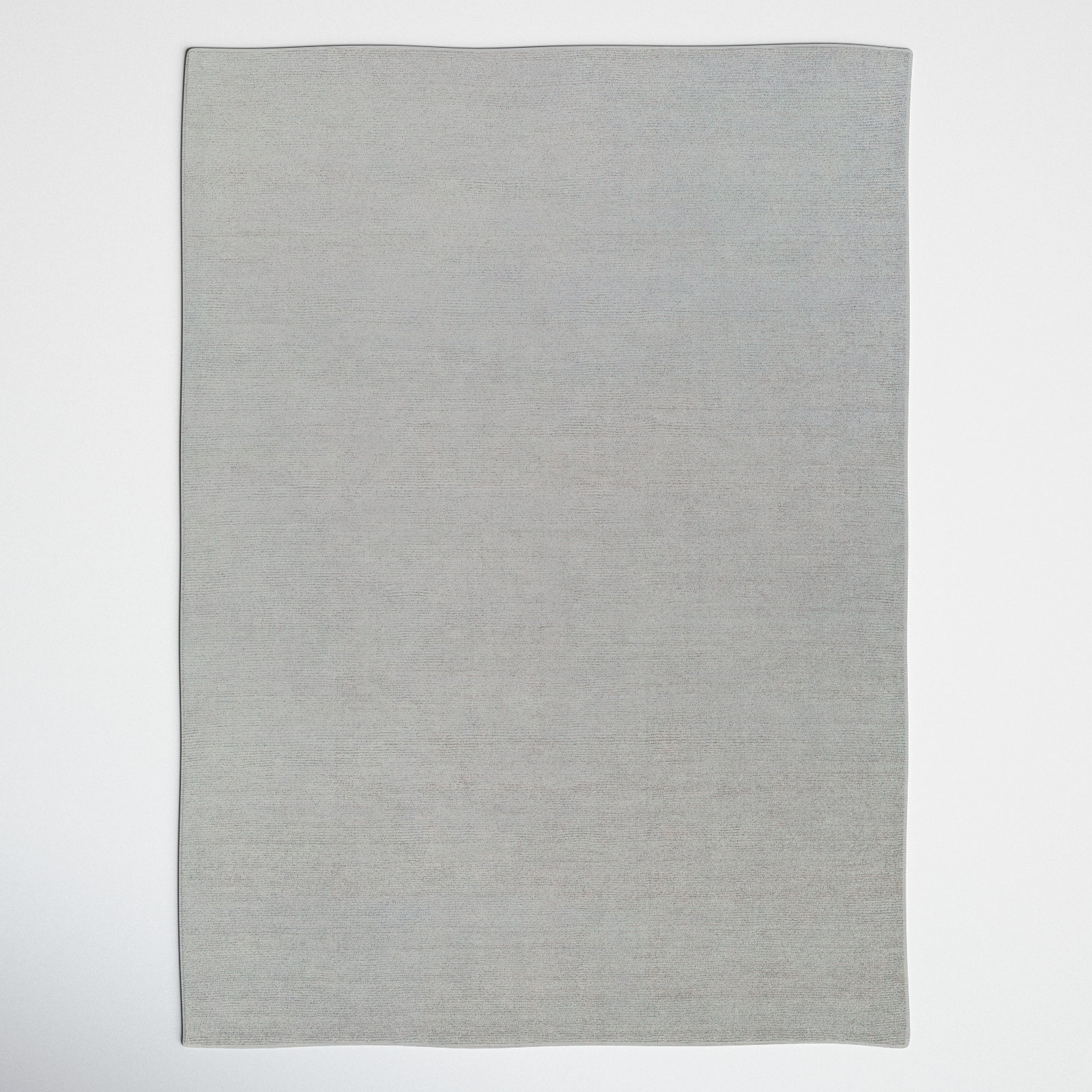 Crowe Gray Hand-Loomed Wool Rug, Rectangle 8' x 11'