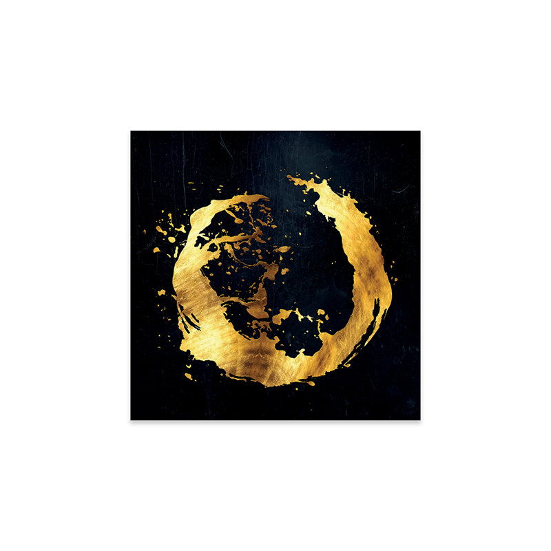 Impression numérique «Enso I» sur verre acrylique, H 24 po x l 24 po x P 0,25 po