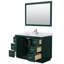 Ensemble de meuble-lavabo simple autoportant 48 po avec plateau en marbre Miranda-97925170-97925173