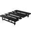 Base de lit grand noir avec positions réglables, télécommande sans fil, structure stable, moteur à réduction de bruit, compatibilité universelle