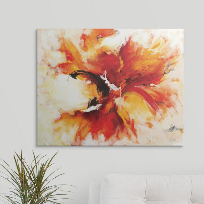 «The Phoenix», reproduction d'art, H 16 po x l 20 po x P 1,5 po, Toile