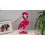 Enseigne murale 11,75 "flamant rose à DEL