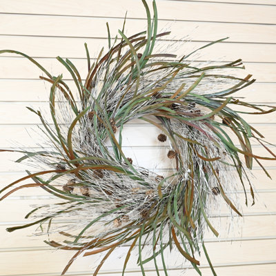 Handcrafted Faux Pinecones 26'' Wreath