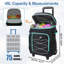 Bloomsbury Market 45L Picnic Tote Bag Cooler with wheels in Black