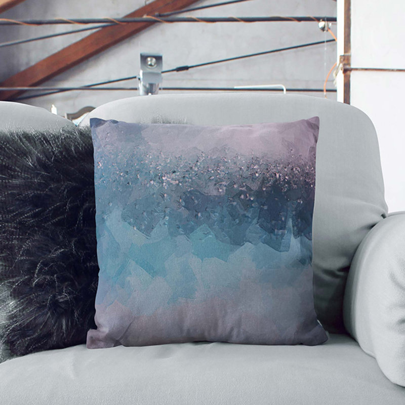 Square Throw Cushion, White, 40cm H x 40cm W x 15cm D