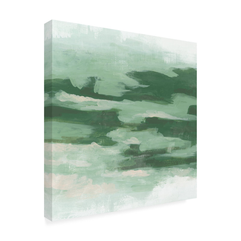 Verdant Vista II sur impression sur toile, H 14 po x l 14 po x P 2 po