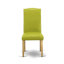 L'ensemble de salle à manger 5 pièces comprend une table de salle à manger rectangulaire avec Dropleaf et 4 chaises Parson en similicuir vert automne, chêne-109975699-109975702-109975703
