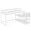 Bureau à domicile en L de 55 pouces avec support pour écran (sans la chaise)-1042315885
