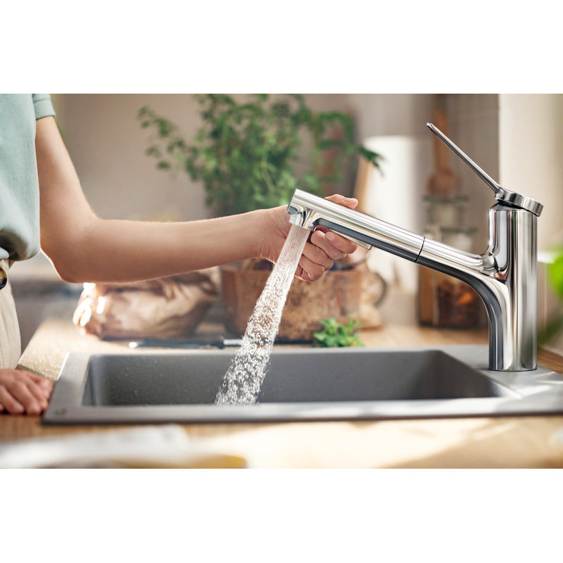 Hansgrohe Zesis Kitchen Faucet 2-Spray, Pull-Out, 1.75 GPM, Chrome
