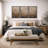 Autumn Wildflower Meadow Artwork, Living Room Pictures, Framed Canvas Giclee Print Wall Art-909914820-909914681