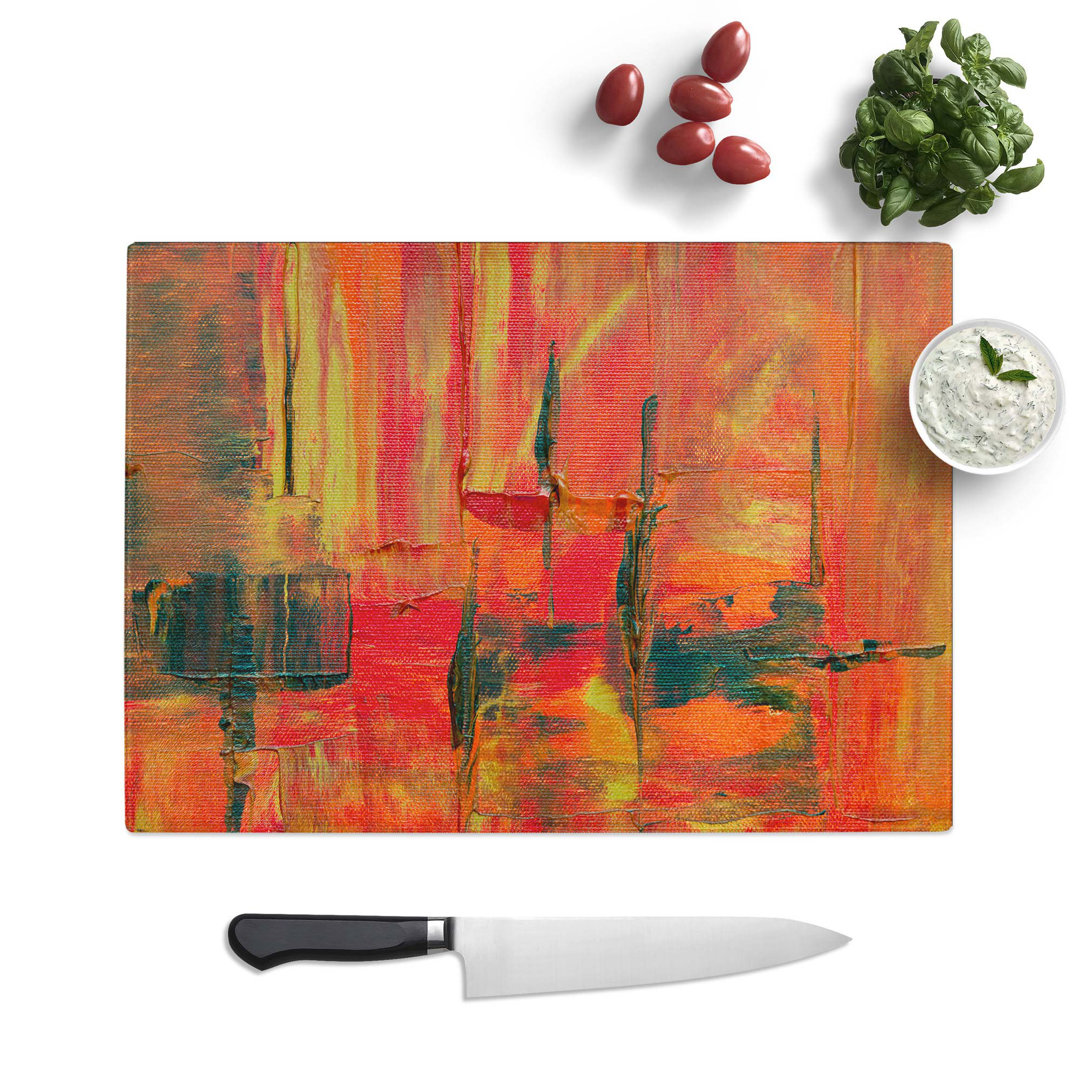 Tempered Glass Art Painting Vol.293 Chopping Board