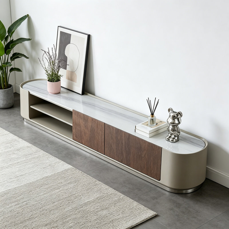 Meuble télé simple, tendance et léger de luxe