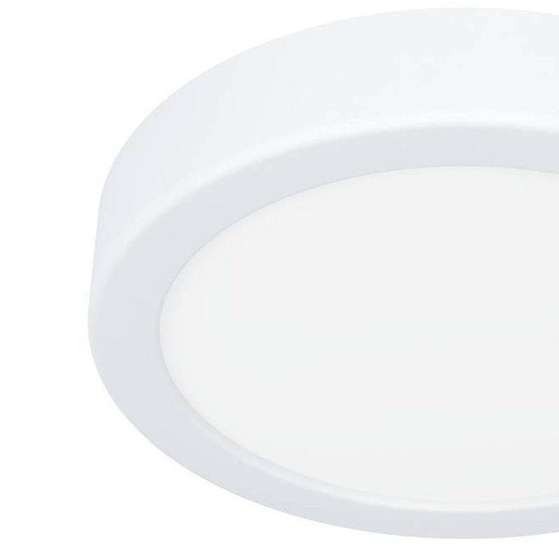 Plastic Flush Mount, White, White