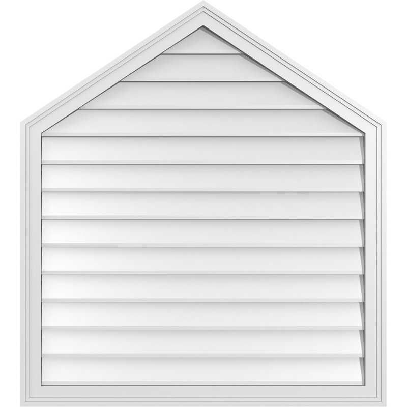 Ventilé à pignon non-fonctionnel Signature, H 40 po x l 36 po x P 1,5 po