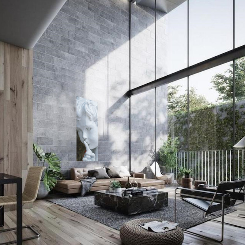 An Anges Secret - photographie non encadrée, H 86 po x l 36 po x P 1,25 po, Acrylique
