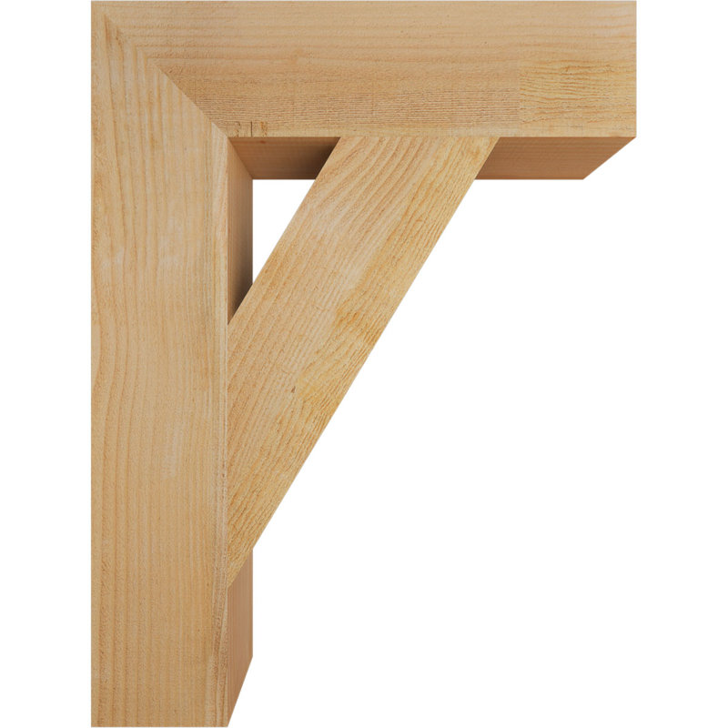 Support de bloc traditionnel, Douglas (sciage brut), H 32 po x l 6 po x P 24 po