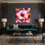 "Watercolor Botanical 11", art mural sur toile rose-801600304