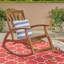 Chaise berçante d'extérieur en bois-846982422