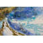 Blue Eternity Hand -Painted Acrylic Painting