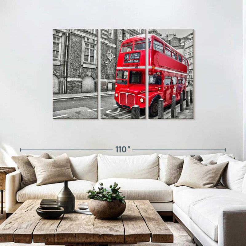 Mehar Pop Double Decker Bus, 48" H x 74" W