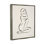 «Wrought Studio ™ Minimal Nude Woman», art mural encadré sur toile flottante par Farida Zaman