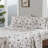 Cozy Velvet Feel Cotton Flannel Deer Toile Sheets Set For Comfortable Sleep