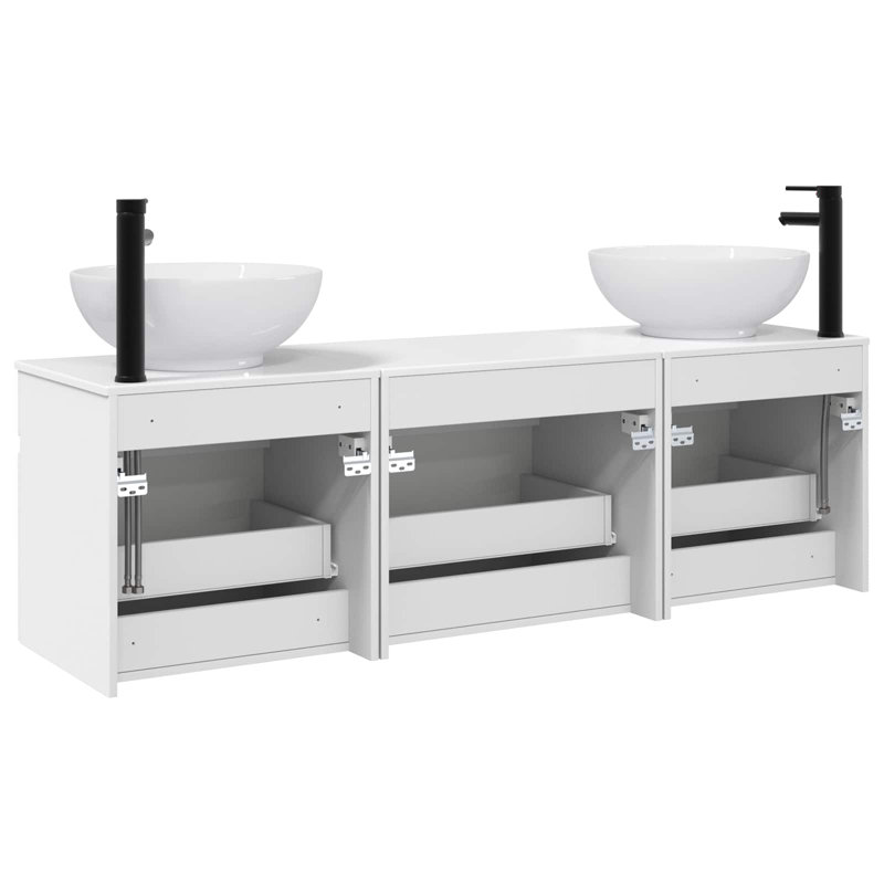 Bathroom Furniture Suite, High Gloss White