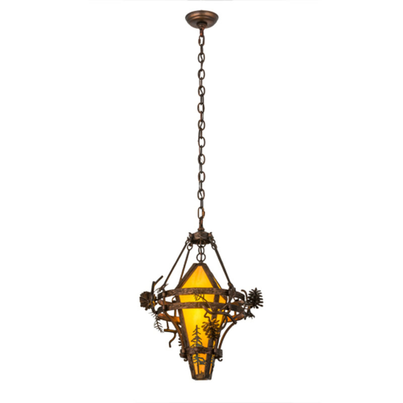 Luminaire suspendu en cuivre 1 lumière Janan