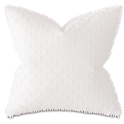 Monogram Polka Dot Square Pillow Cover & Insert