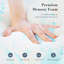 Surmatelas en mousse à mémoire de forme infusé de gel rafraîchissant tourbillonnant