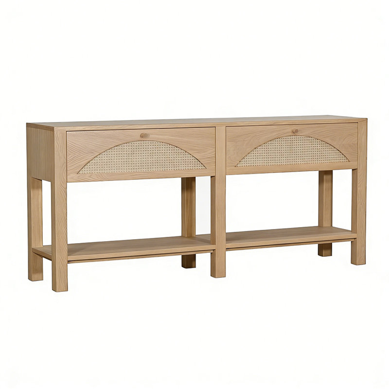 Console nordique moderne simple, H 31,5 po x l 63 po x P 15,7 po