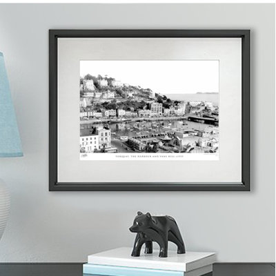 Torquay, The Harbour And Vane Hill C1955 by Francis Frith - Single Picture Frame Print