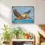 Wall Block Collection Flying Pelican Handcrafted Art Wall Block by Nature Wonders - Unframed Painting on Wood-73640475