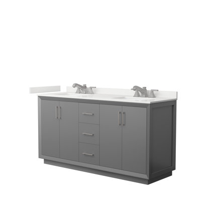 Strada 66'' W Double Vanity