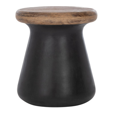 Kaziya Solid Wood Top End Table