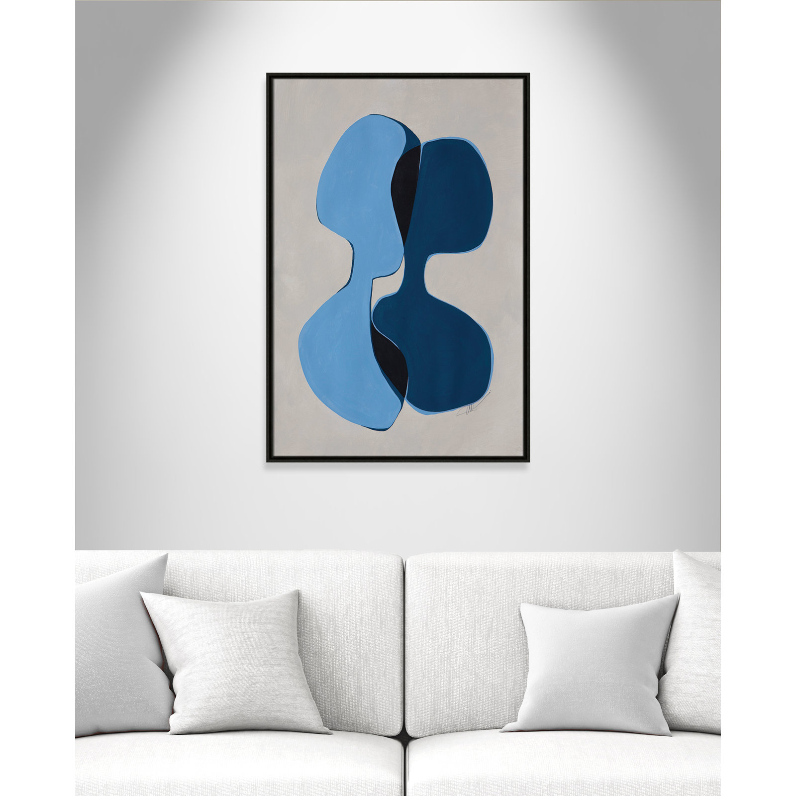 In Unity Collection "In Unity I" Print, Espresso Framed, 37.5" H x 25.5" W x 2" D