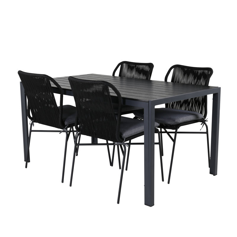 Eberta 4 - Person Dining Set