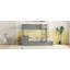 Lit superposé avec lit gigogne simple, rangement et bureau-525918472-525918473
