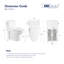 Toilette allongée une pièce à hauteur de cuve allongée Denbigh 1,28 GPF (siège inclus)-94619529