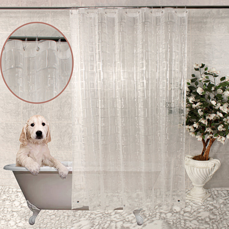 Doublure de rideau de douche PEVA, Transparent