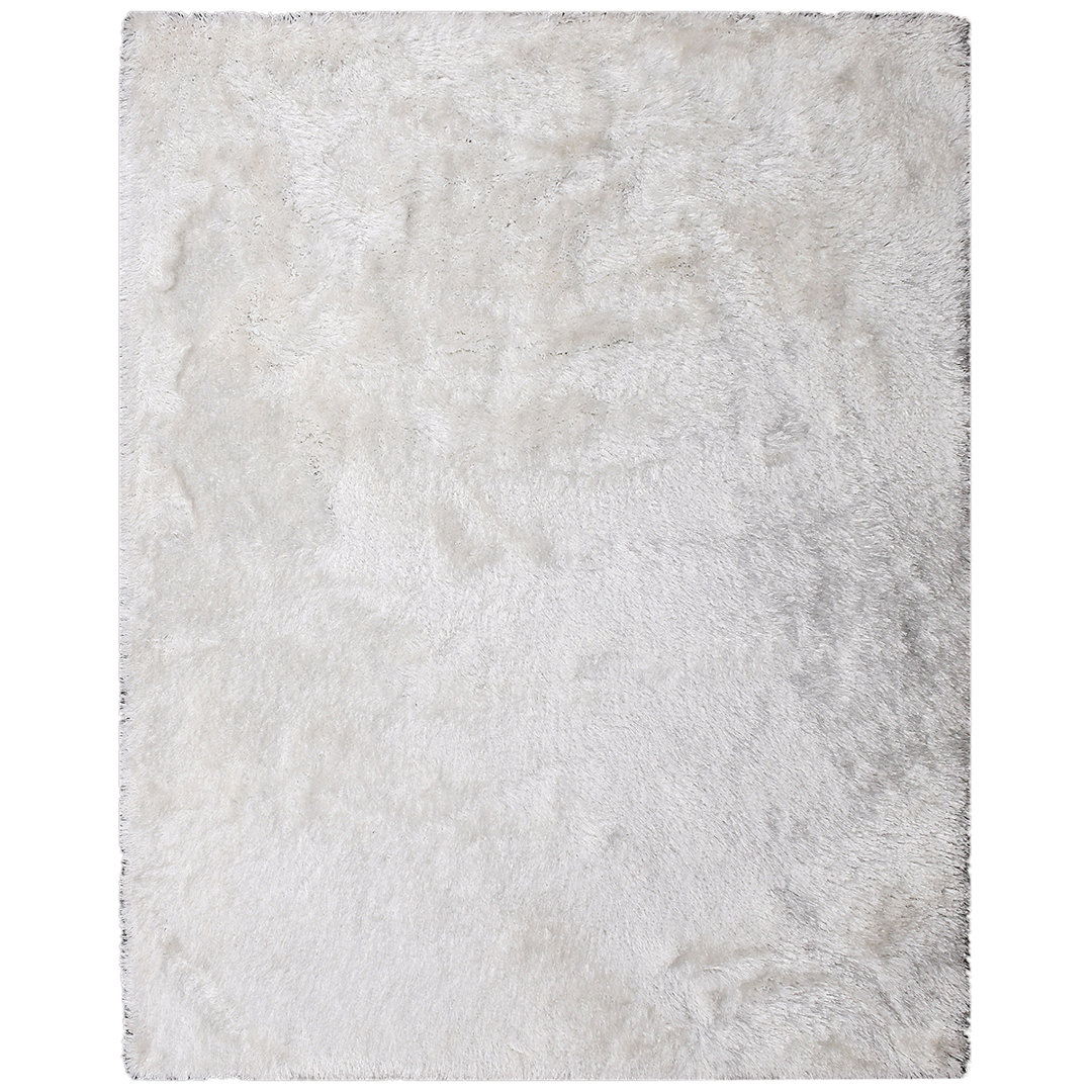 Hand-Knotted High-Quality White Area Rug Bokara Rug Co., Inc. Rug 