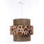 Alyicia 1 - Light Brown Drum Pendant