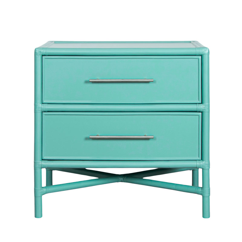 Venice 2 - Drawer Nightstand, Turquoise