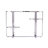 Maxina 42'' Glass Top Console Table