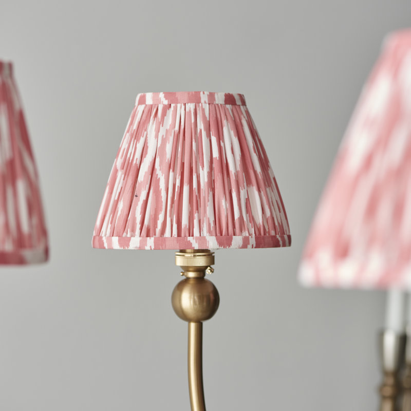 Santiago 5 - Light Shaded Chandelier, Pink