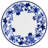 Martha Stewart Blue Vintage 12 Piece Fine Ceramic Dinnerware Set In Cobalt