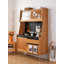 Multifunctional Solid Wood Rock Slab Stainless Steel Kitchen Food Cabinet