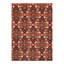 Dwania Hand Knotted Area Rug in Red