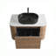 Meuble-lavabo préassemblé avec lavabo et porte-serviettes, comptoir en pierre frittée et lavabo ovale en céramique-1157232416-1157232429-1157232431