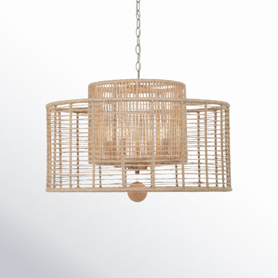 Dimmable Stainless Steel 4-Light Pendant